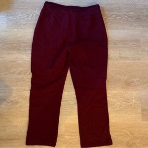 Mandala Women's Burgundy Scrub Pants
